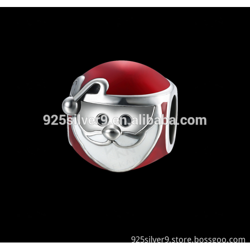 Wholesale 925 sterling silver Christmas gift pendant DIY charm beads